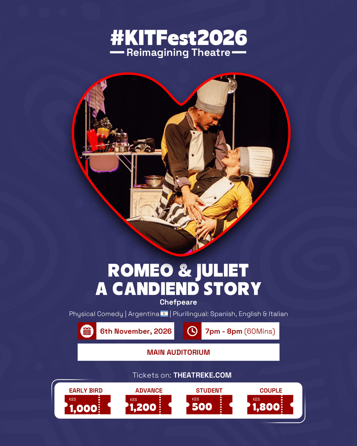 Romeo and Juliet a love in pasta Official Poster