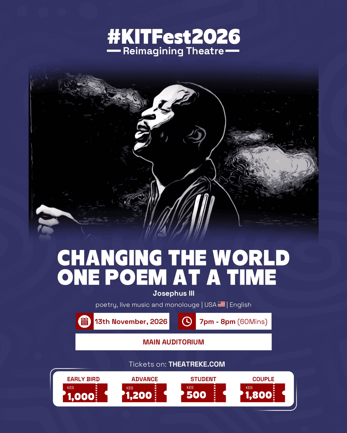 Changing The World One Poem at a Time Official Poster
