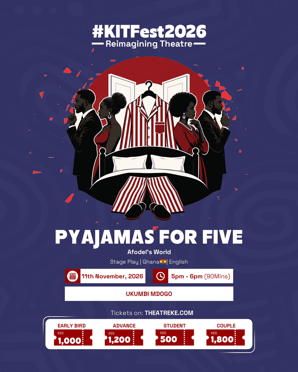 Pyjamas for Five Official Poster